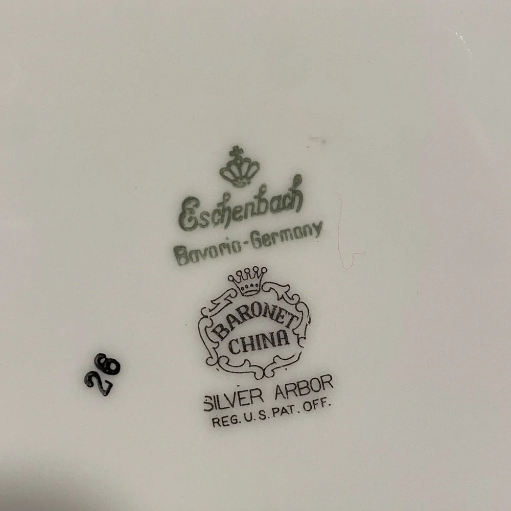 Vintage Bavaria Covered Vegetable Dish Floral - Picture 2 of 9